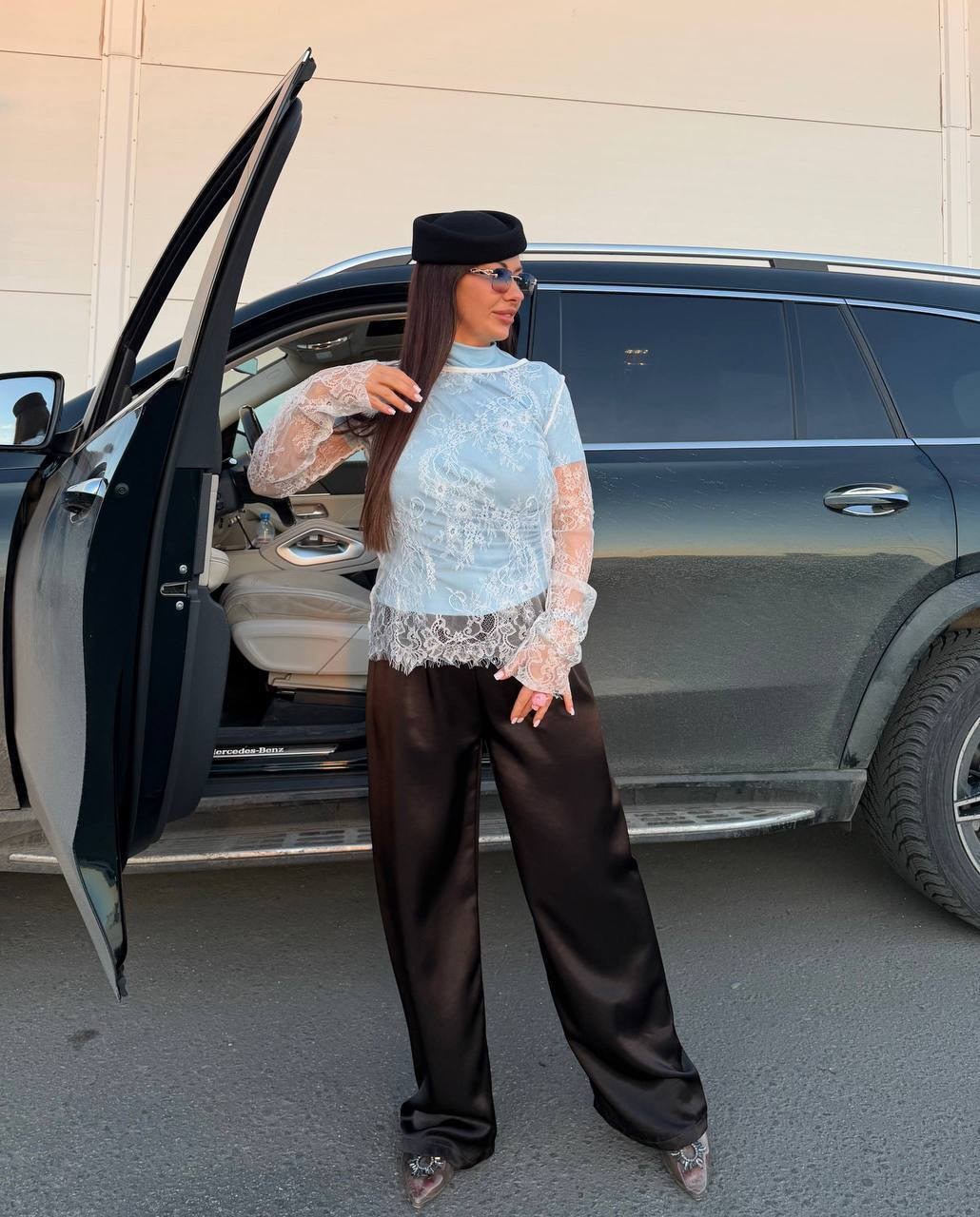 блузка женская нарядная из гипюра с топом,элегантная блузка женская нарядная из тонкого гипюра,женская блузка из гипюра с топом urs,блуза,нарядная блузка