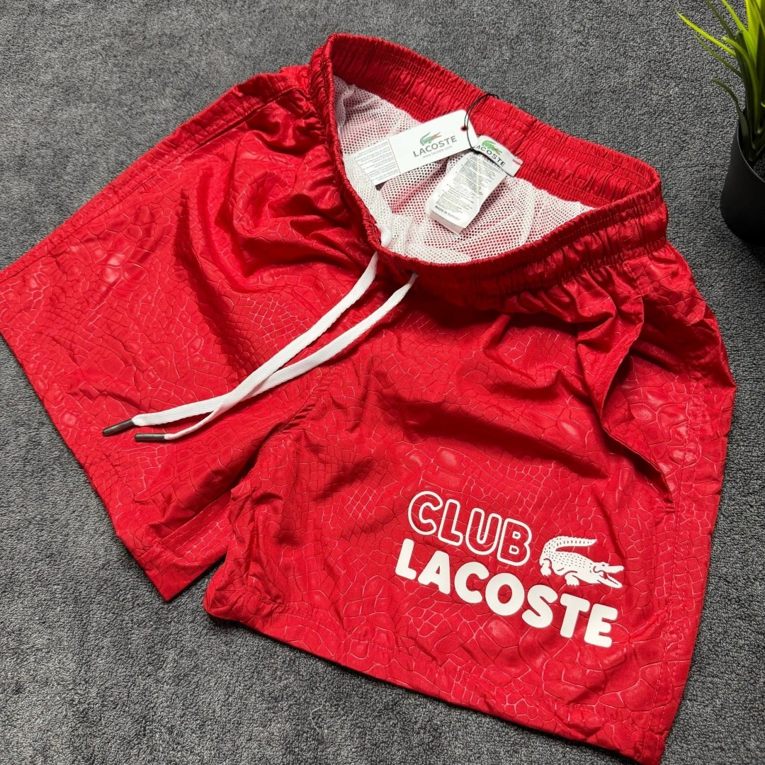 шорты мужские lacoste красные,шорты lacoste,плавательные шорты lacoste мужские,шорты для плавания lacoste,шорты лакоста