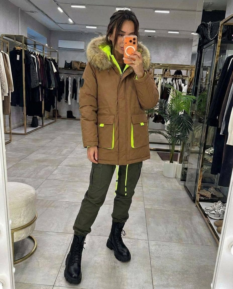 парка женская,зимняя куртка женская,удлиненная куртка,парка меховая,куртка женская