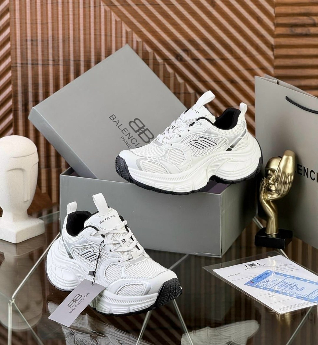 кроссовки женские balenciaga,кроссовки женскиe,кроссовки balenciaga,женские кожаные кроссовки balenciaga monday shoe белые,