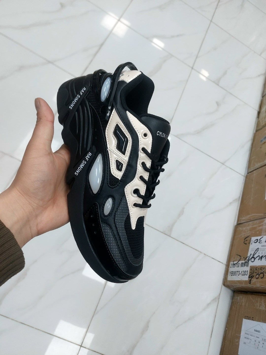 кроссовки raf simons,кроссовки raf simons cylon 21,кроссовки,кроссовки raf simons cylon черный,кроссовки raf simons cyclon-21