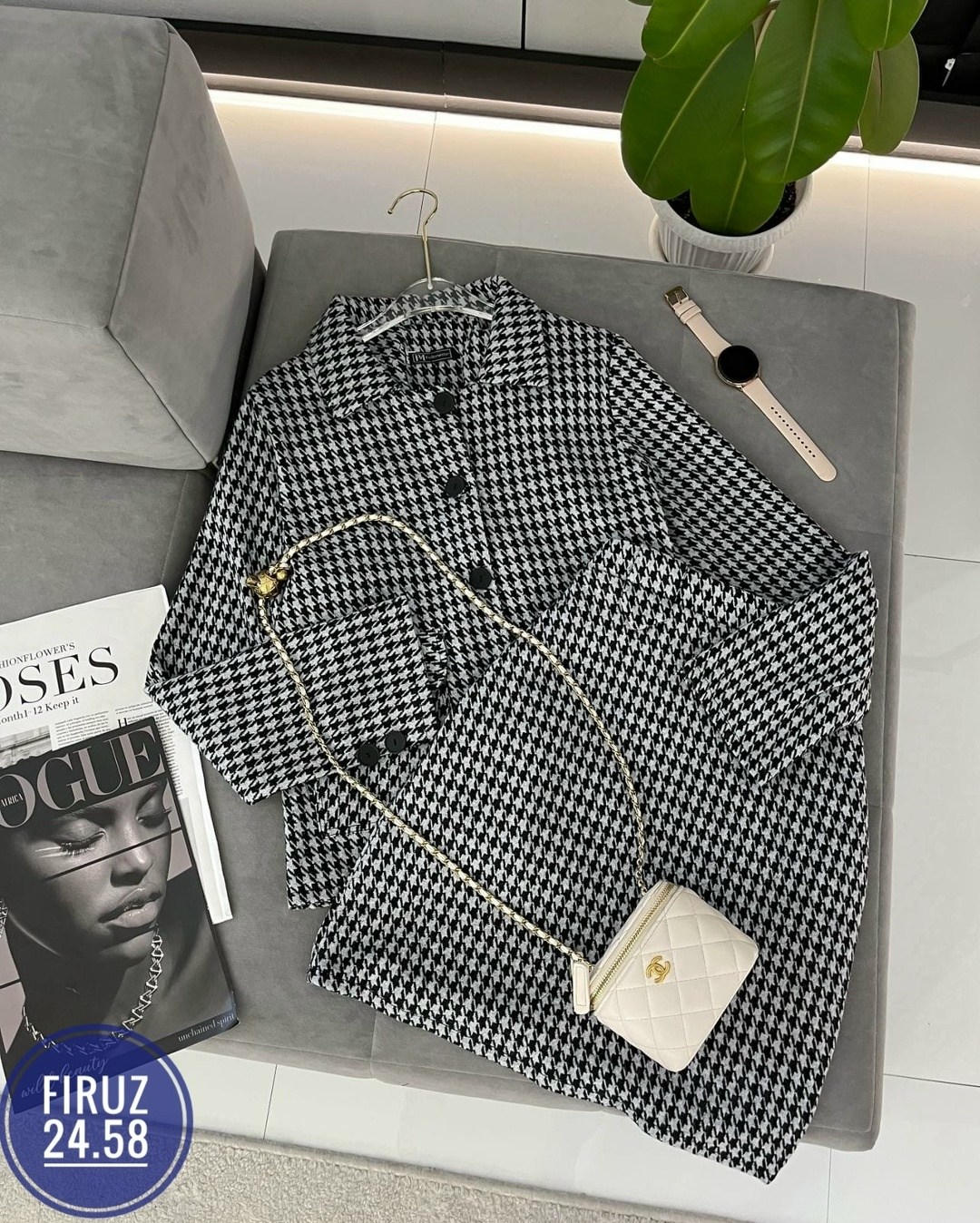 костюм деловой двойка с юбкой ms aycani,костюм твидовый с юбкой арт. 11603763,твидовый костюм с юбкой,костюм офисный двойка с юбкой,костюм двойка трикотаж