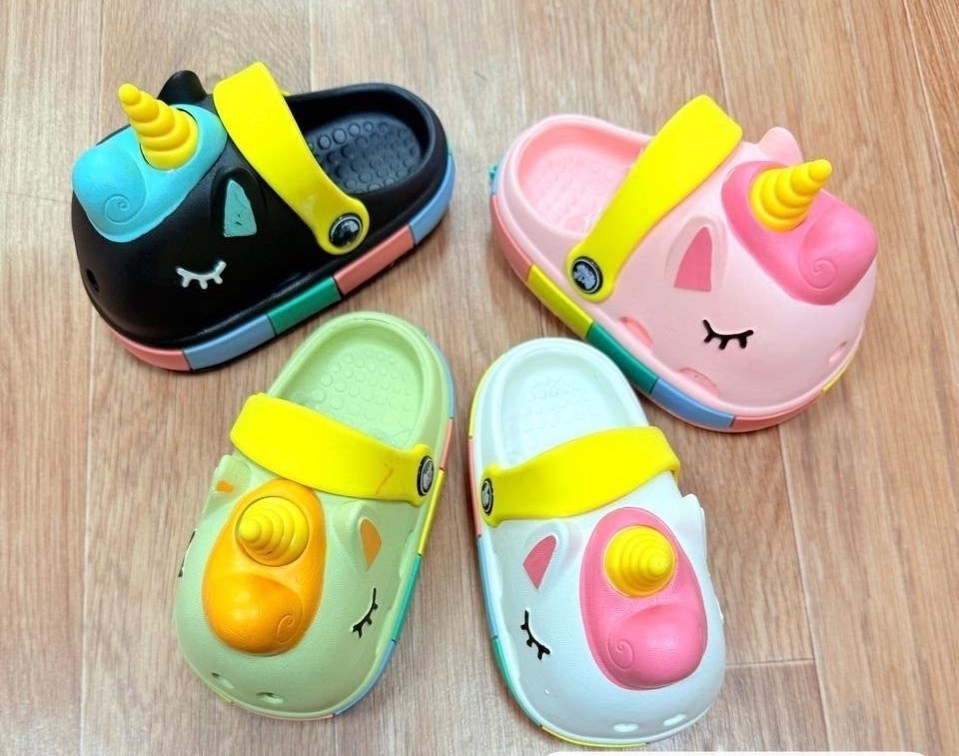 ,детские шлепанцы,детские сандалии,детские тапочки с единорогами,тапочки для девочек