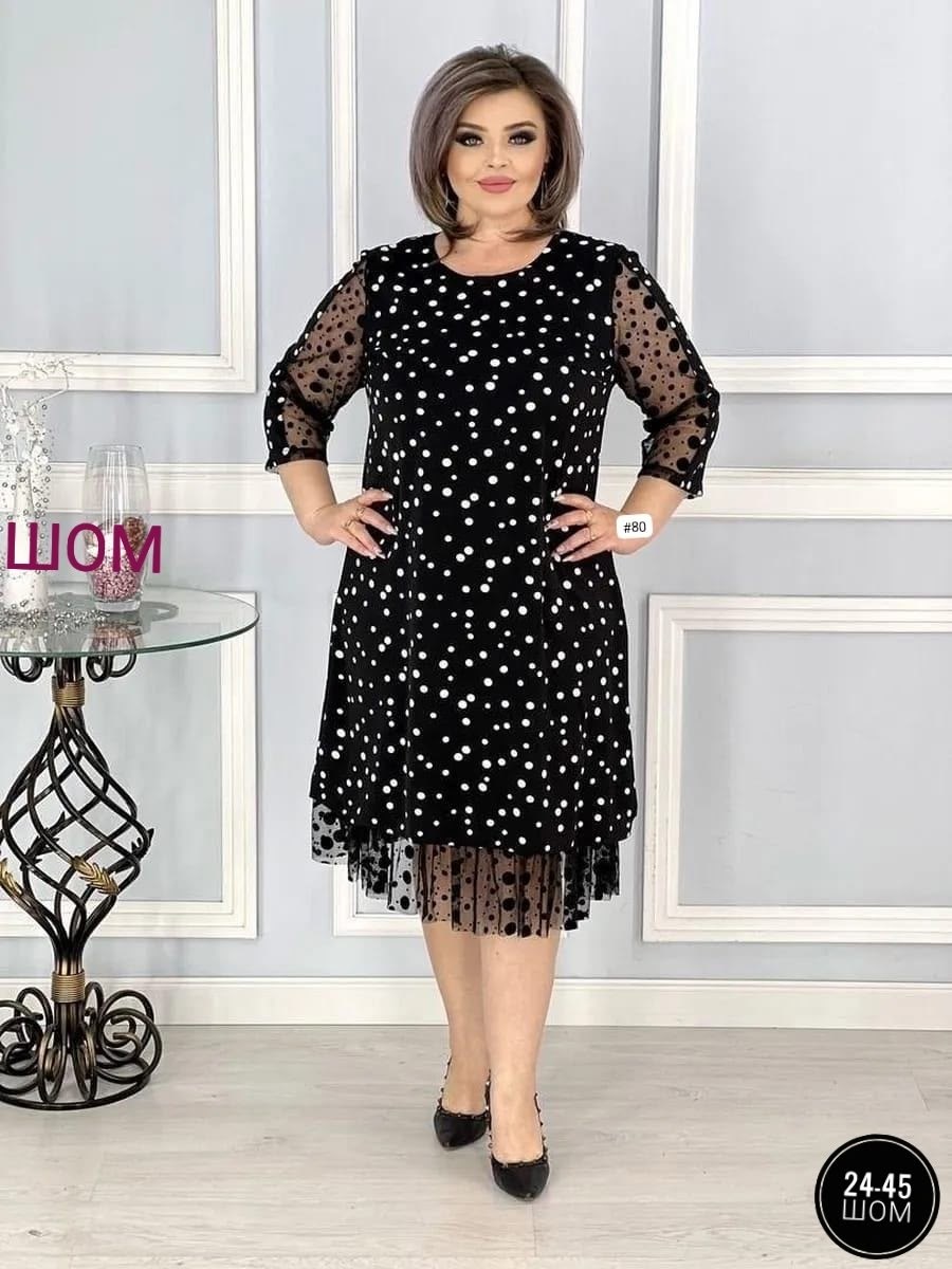платье больших размеров в горошек,вечернее платье больших размеров нарядное в горошек saliya brand,платье женское,платье в горошек,платье горошек большие размеры летнее alismix
