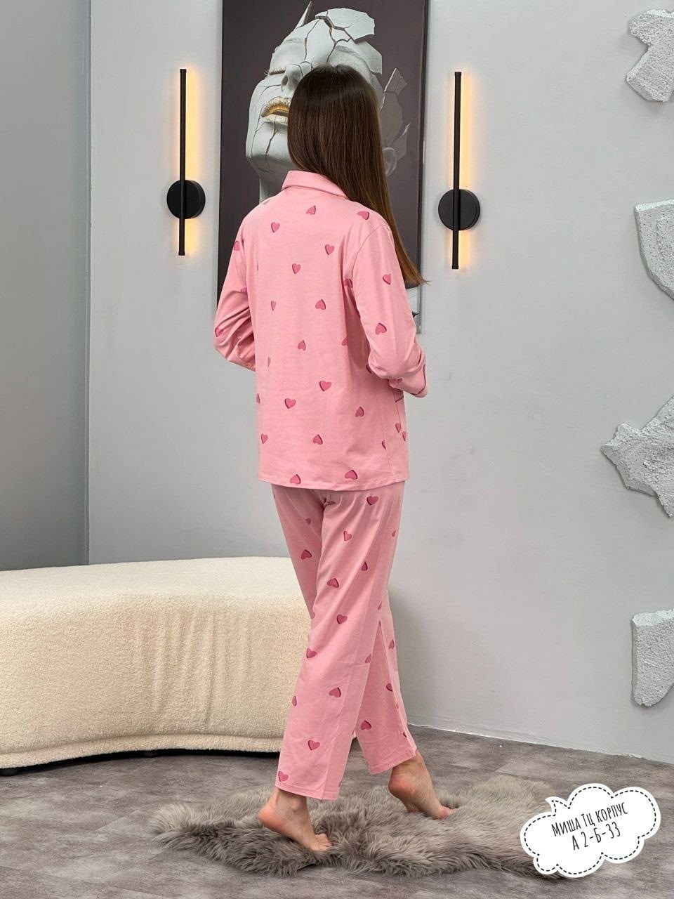 женская пижама,пижама katrinjoan домашняя коллекция,пижама,муслиновая пижама со штанами и рубашкой,пижама женская с брюками