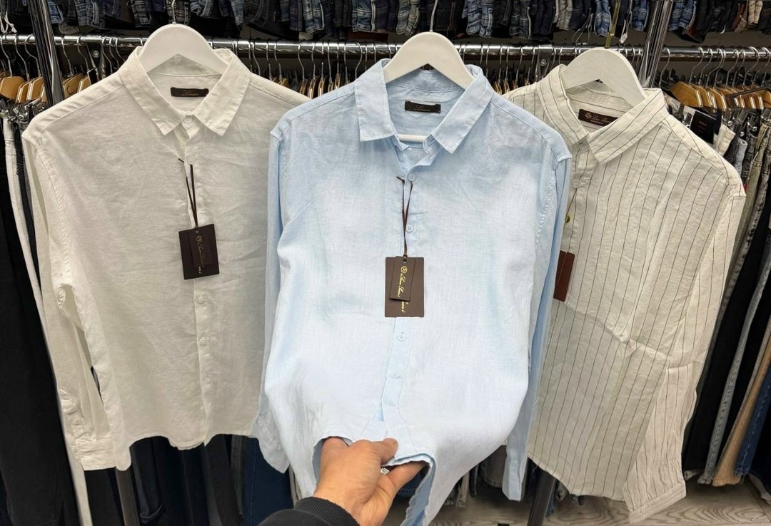 рубашка мужская из льна голубого оттенка,мужские рубашки,льняная рубашка мужская,рубашка льняная,льняные рубашки лакоста