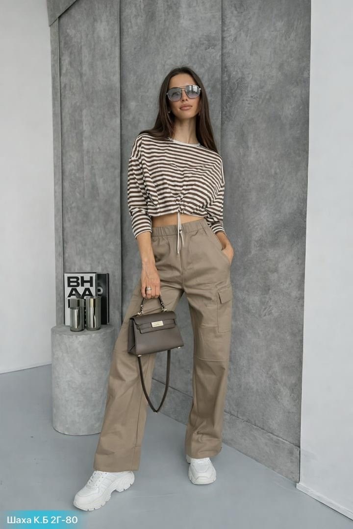 брюки женские карго,трикотажные брюки,брюках карго,костюм с кофтой