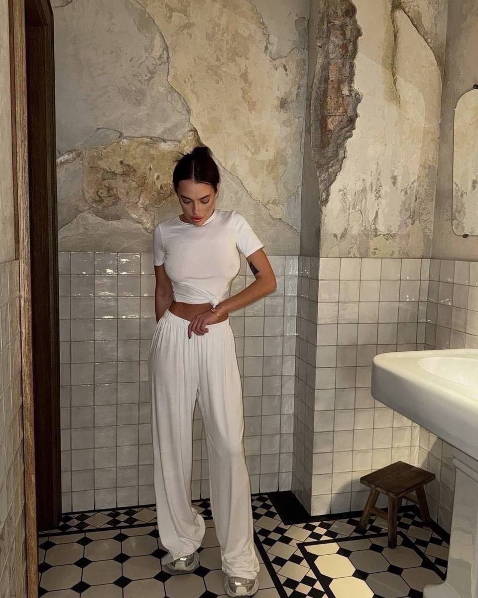 костюм с брюками,костюм стильный,женский костюм лапша,широкие брюки,домашние костюмы