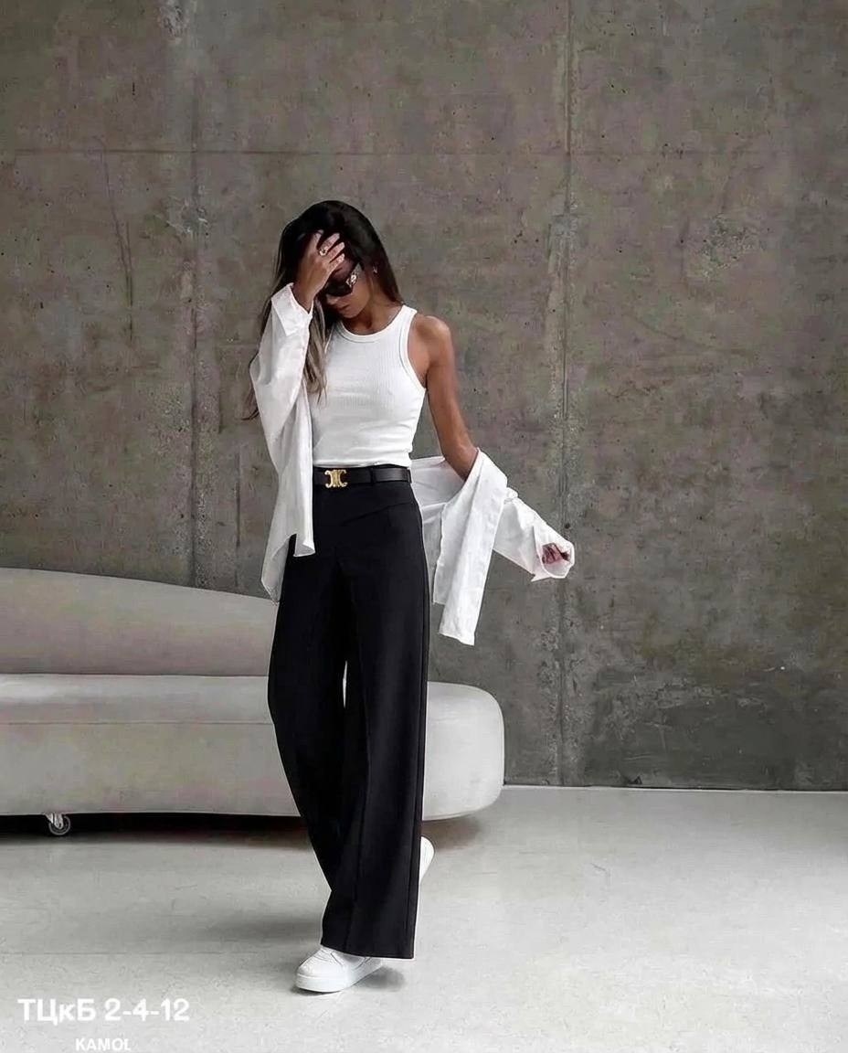 модные брюки,широкие брюки,брючный костюм,стиль одежды