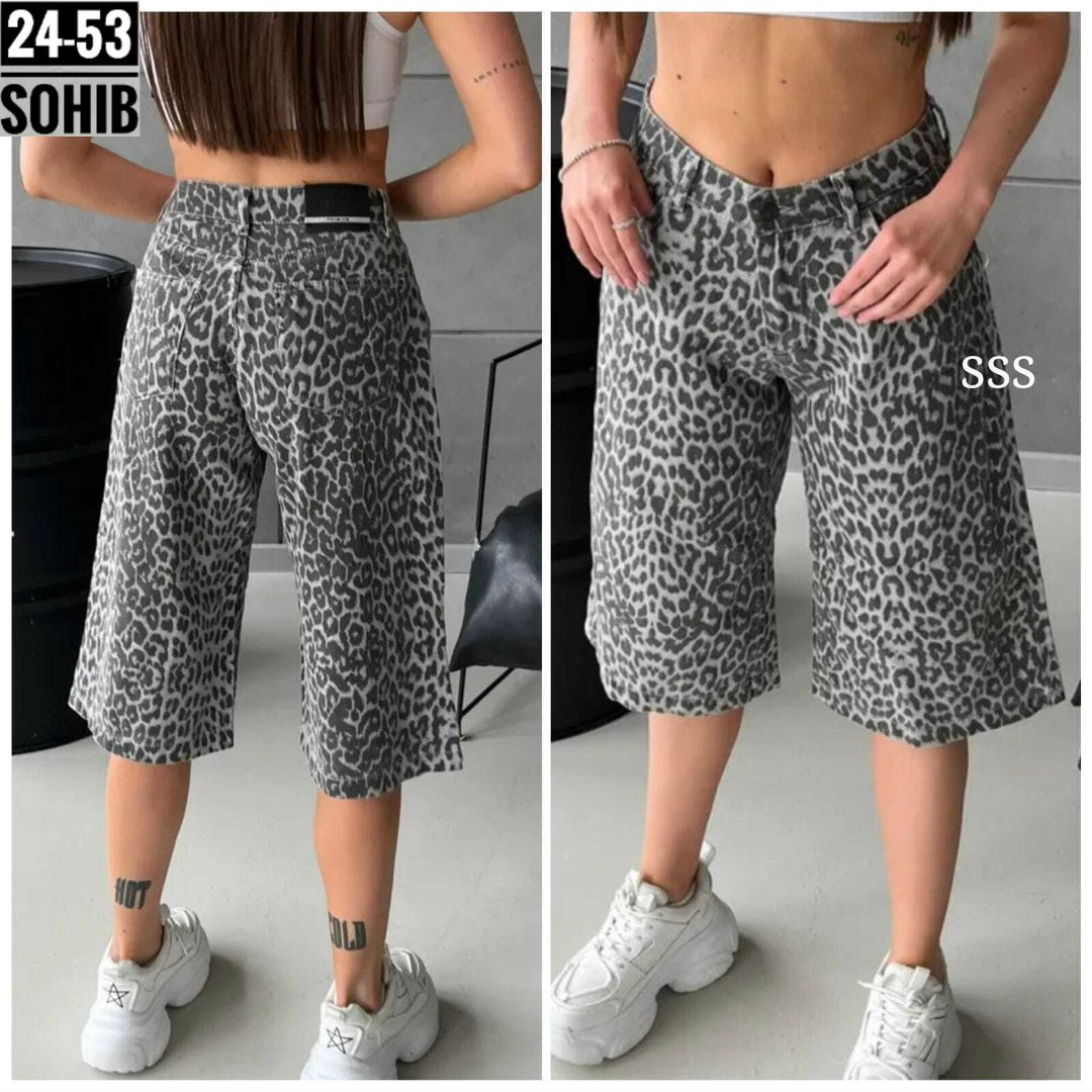 джинсовые шорты бермуды удлиненные леопардовые,джинсовые шорты леопардовые wooх,шорты бермуды джинсовые леопардовые широкие y2k,женские джинсовые шорты с леопардовым принтом,джинсовые шорты