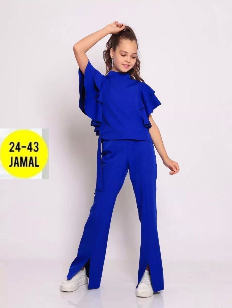 брюки женские,брюки женские клеш,брюки клеш с разрезом annaco,брюки женские палаццо,брюки синие