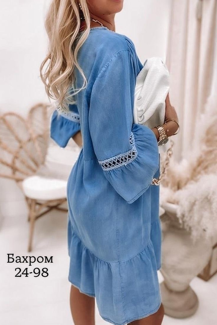 летнее женское платье,платье,стильное платье,женское джинсовое платье,женское свободное платье