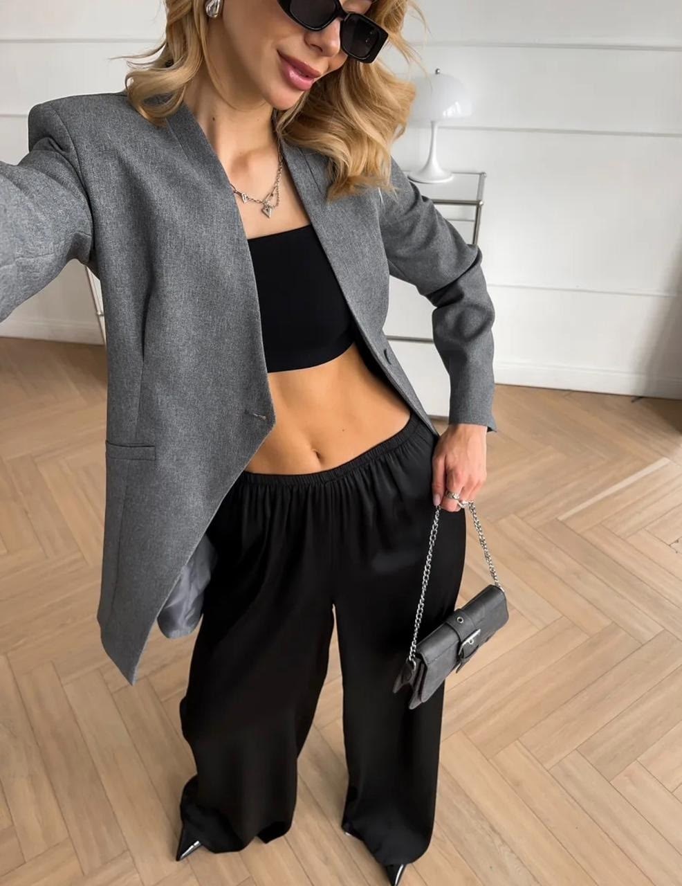 брюки flacon store атласные,брючный костюм,бежевый брючный костюм,брючный костюм женский свободного кроя,костюм с брюками