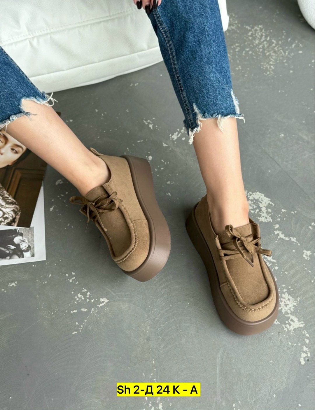 , женская,женские лоферы,повседневная ,лоферы замш