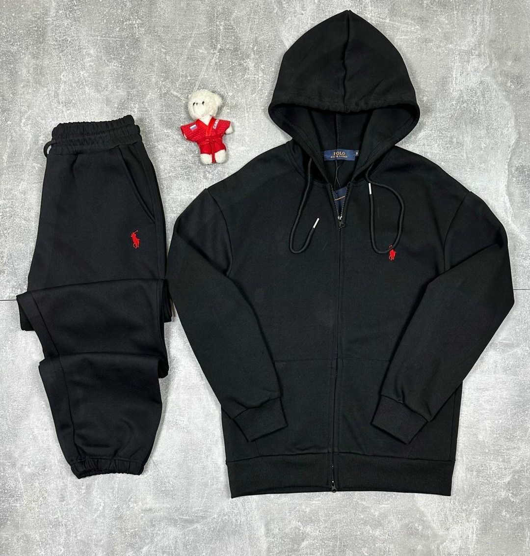 спортивный костюм polo ralph lauren мужской,спортивные костюм,мужские спортивные костюмы,мужской спортивный костюм polo ralph lauren из хлопка и флиса черный