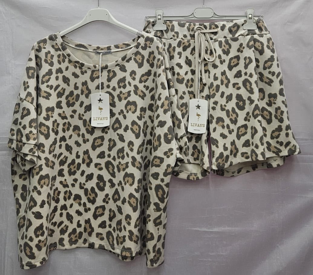 пижама со штанами леопардовая p&k_imperia 251672299,пижама со штанами леопардовая p&k_imperia,женские пижамы,пижама женская с леопардовым принтом,комплект женской пижамы