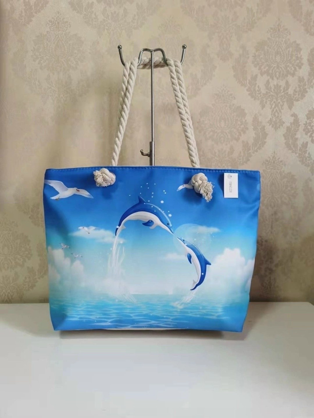 сумка пляжная,сумка женская пляжная,пляжная сумка с морскими звездами,сумка на море женская,пляжная сумка "на море"