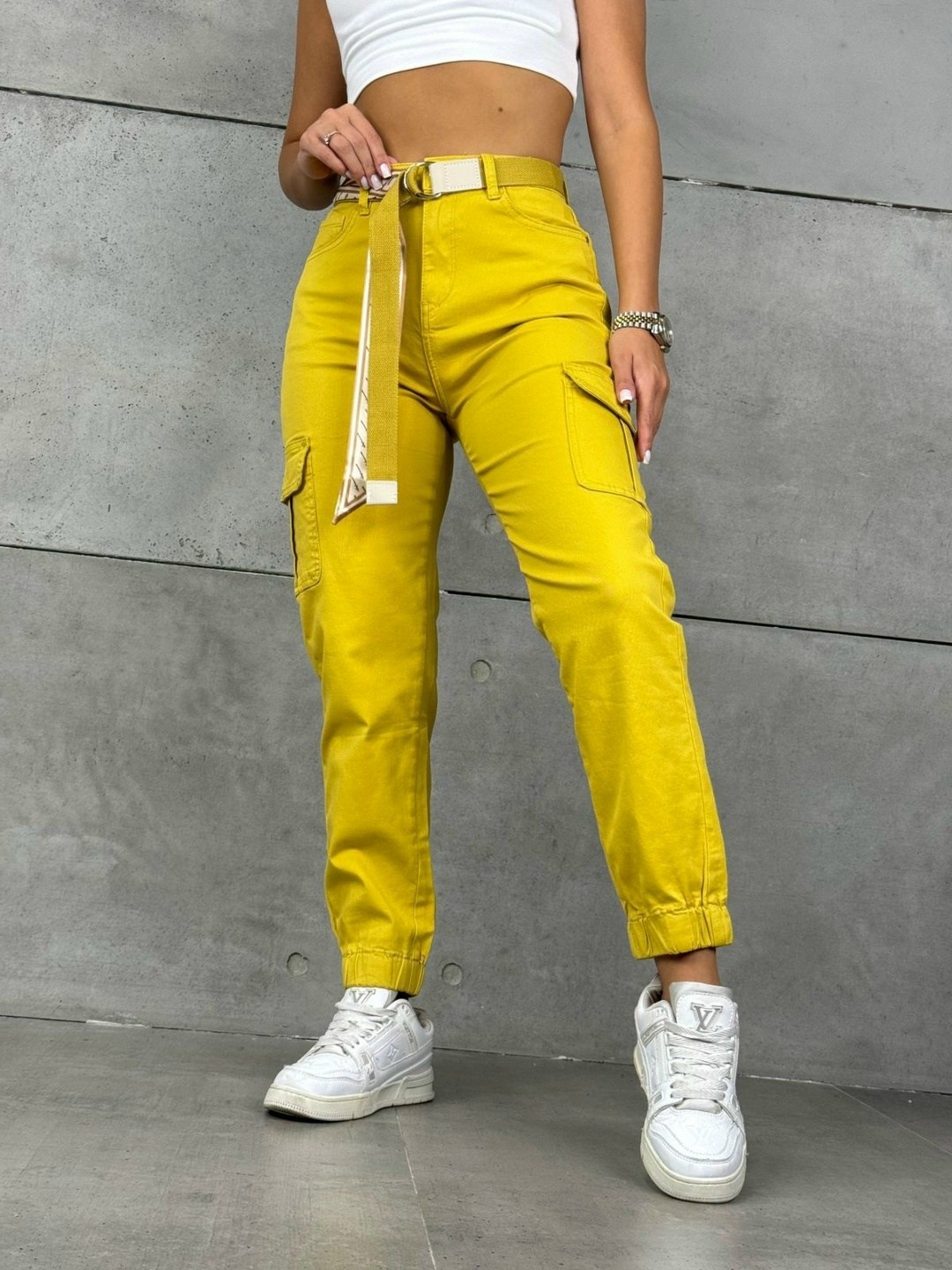 брюки карго женские,желтые джинсы,штаны карго женские,брюки модные,желтые брюки