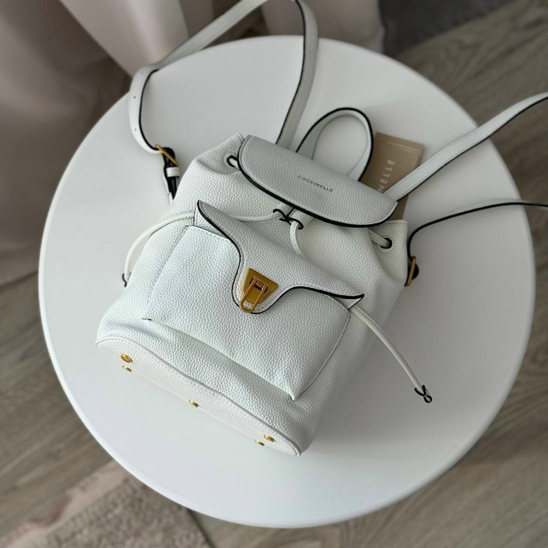 рюкзак coccinelle,женские рюкзаки,рюкзак,кожаный рюкзак женский,брендовые рюкзаки