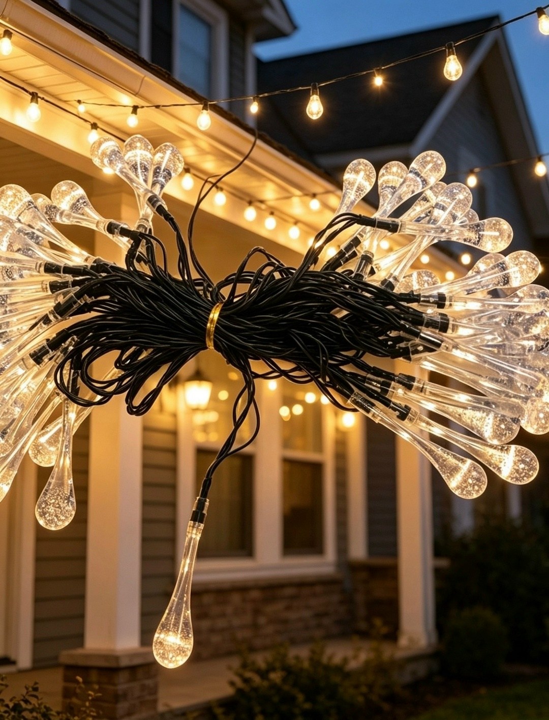 светодиодная гирлянда на солнечной батарее,гирлянда уличная на солнечной батарее,гирлянда светодиoдная,гирлянда на солнечной батарее,светодиодная уличная гирлянда на солнечной батарее
