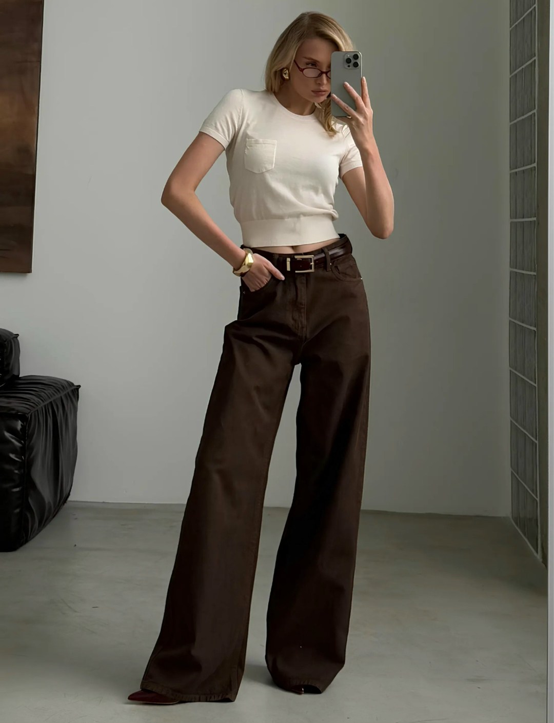 джинсы широкие прямые,джинсы женский vallik коричневый широкие,брюки джинсы,женские джинсы и брюки,коричневые джинсы