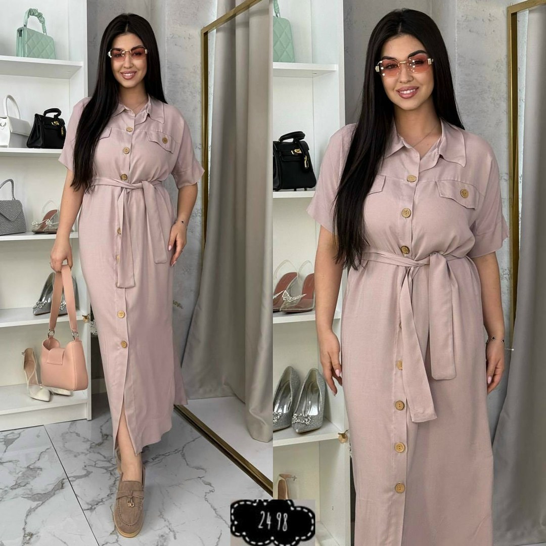 повседневные платья,платья,платье лен,платье рубашка миди,женская платье