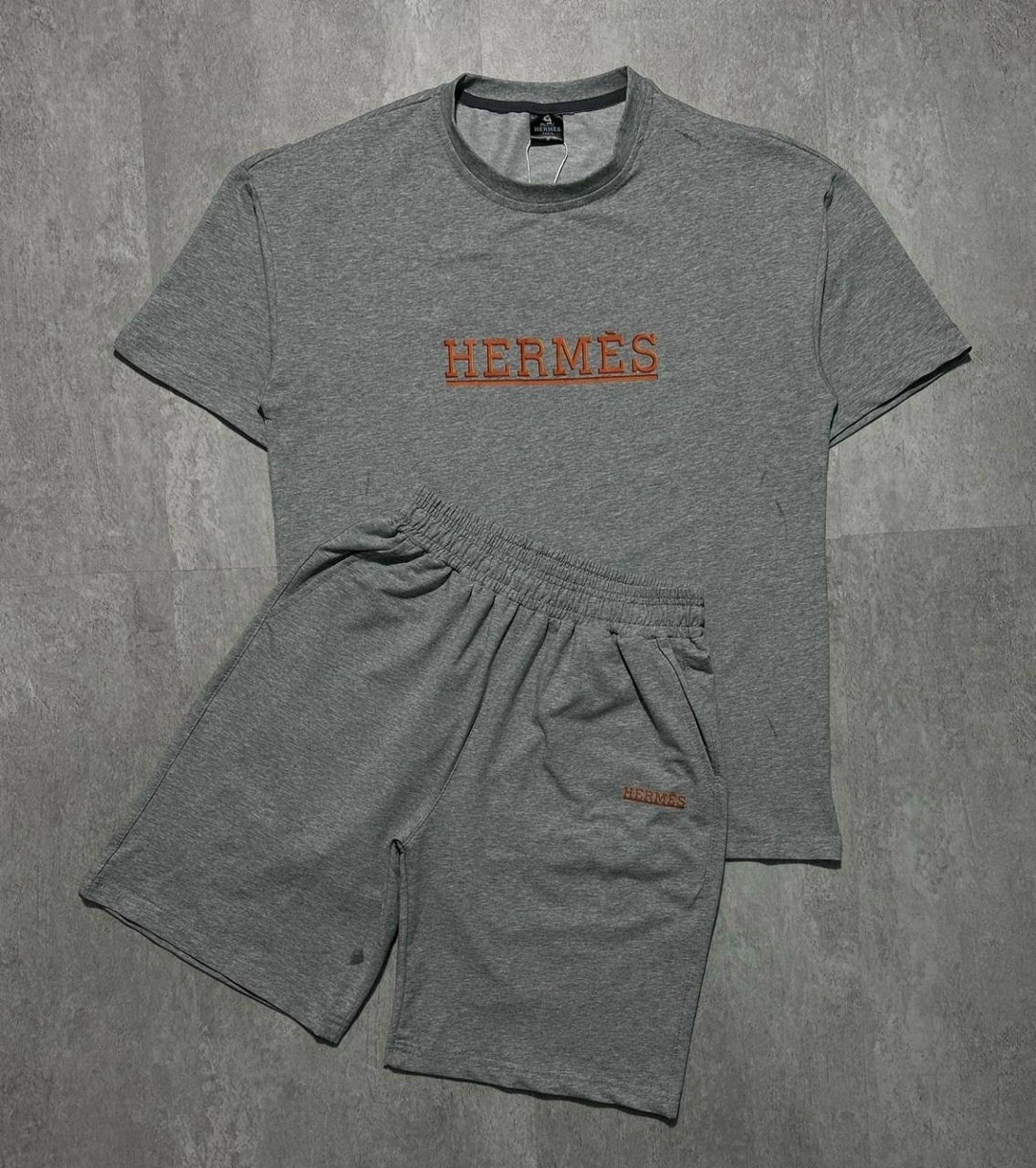 футболки комплект,футболка hermes,футболка мужская hermes,костюм повседневный спортивный
