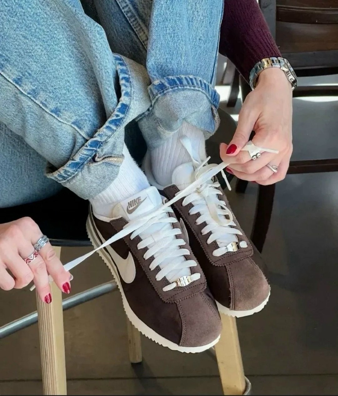 кроссовки nike cortez коричневые,кроссовки nike classic cortez leather,женские повседневные кроссовки nike classic cortez,кроссовки nike cortez,кроссовки женские nike cortez