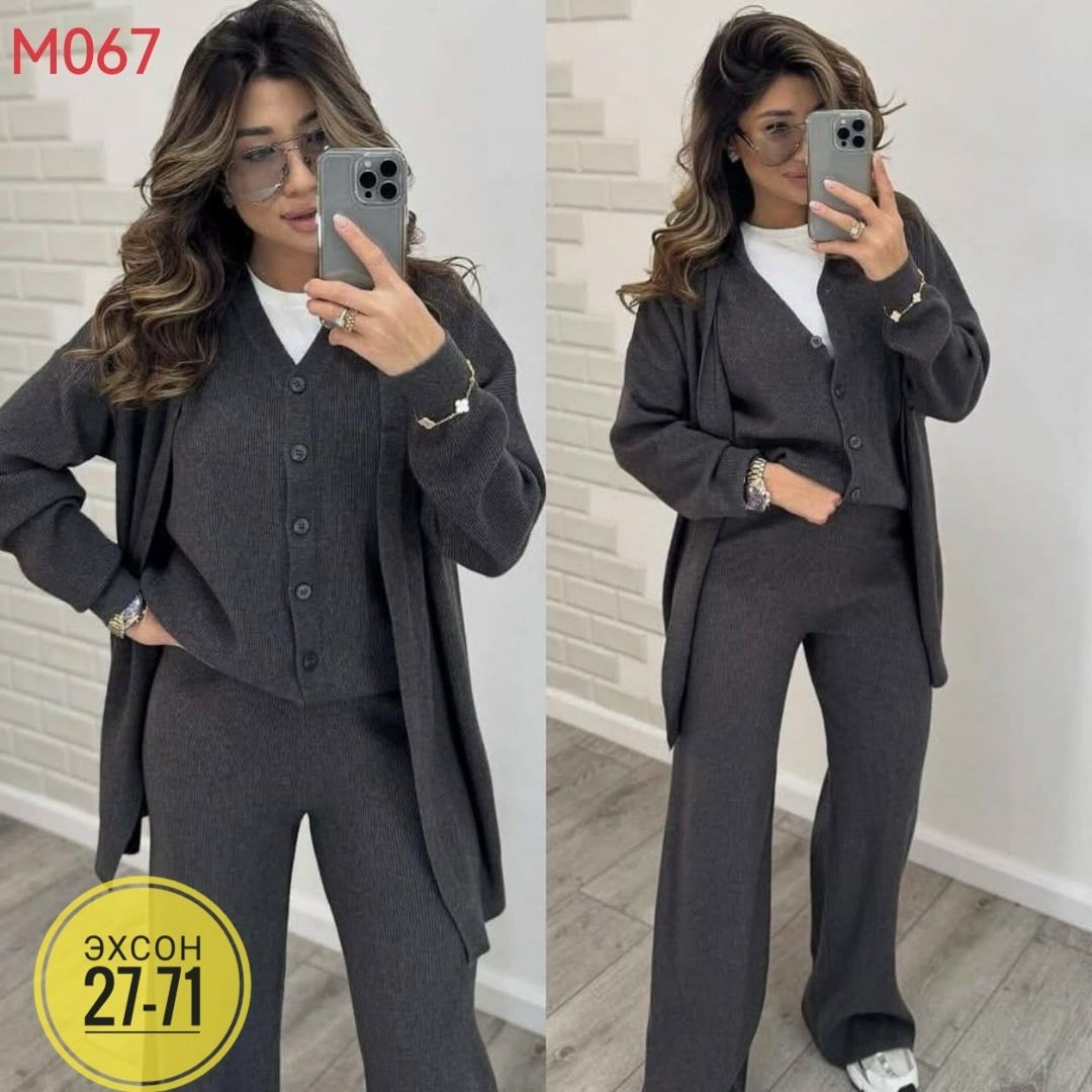 костюм тройка женский,трикотажный костюм тройка,трикотажный брючный костюм тройка,брючный костюм,костюм трикотажный