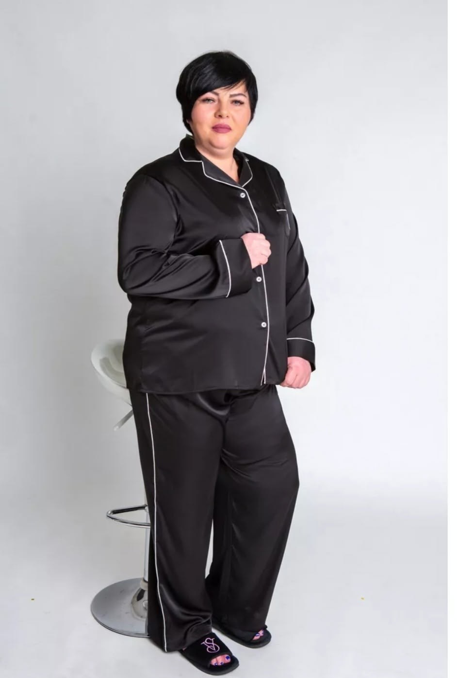 шелковая пижама женская,шелковая пижама,женская пижама,пижама классическая,пижама премиум