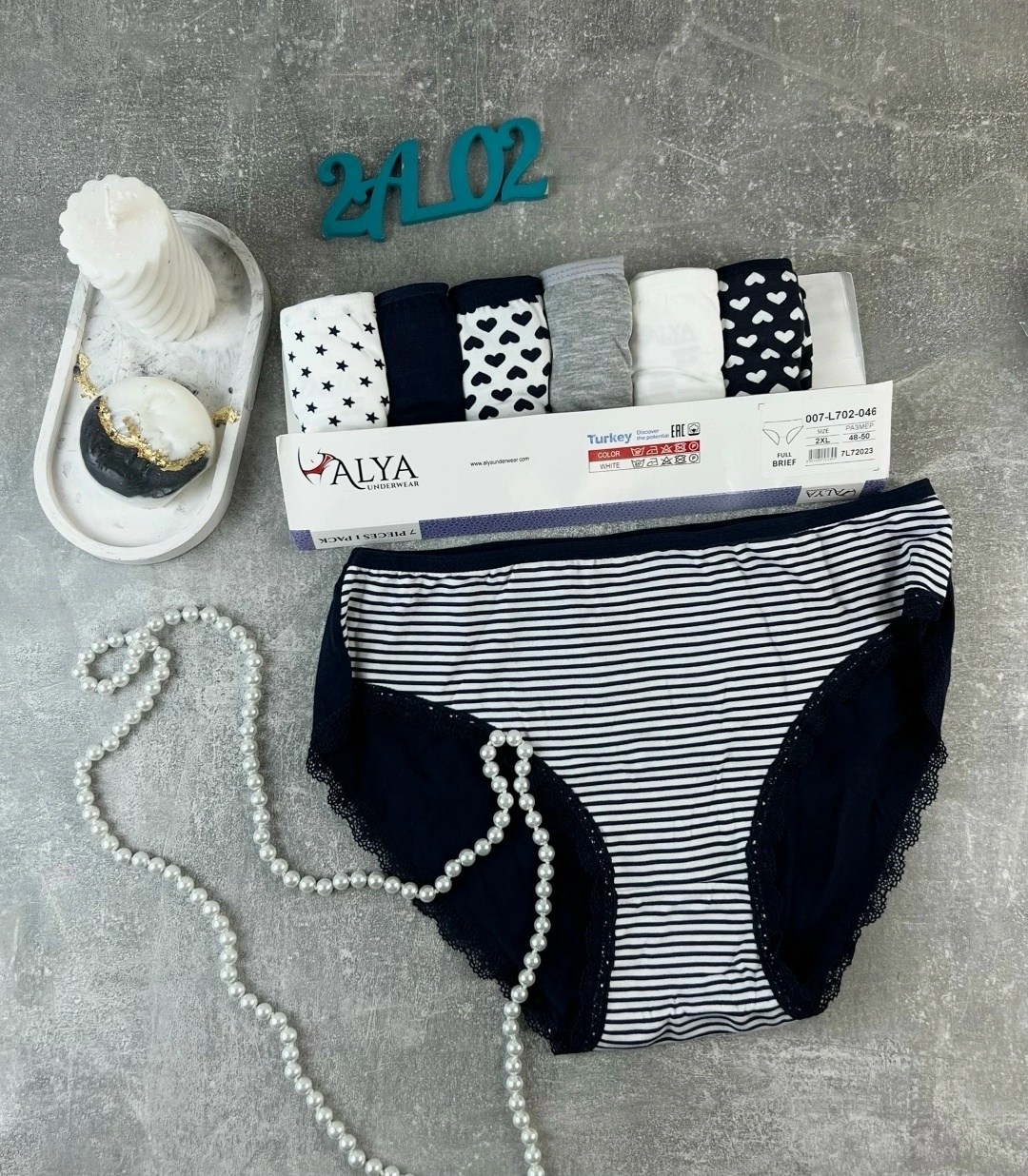 женские трусы слипы набор 7 шт,комплект трусов женские,трусы женские набор 7 шт,комплект трусов слипы nicoletta,трусы для женщин