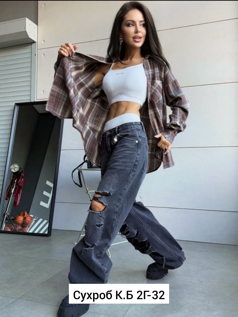 рубашка в клетку оверсайз tom joy,рубашка женская,женская рубашка в клетку,рубашка женская в клетку оверсайз,рубашка в клетку оверсайз удлиненная