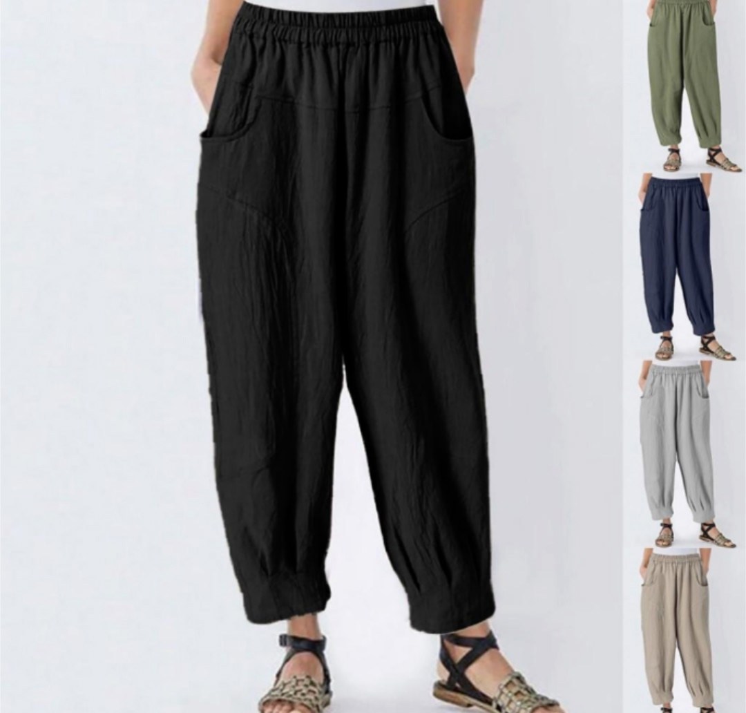 брюки штаны,летние брюки,свободные брюки,повседневные штаны,льняные брюки