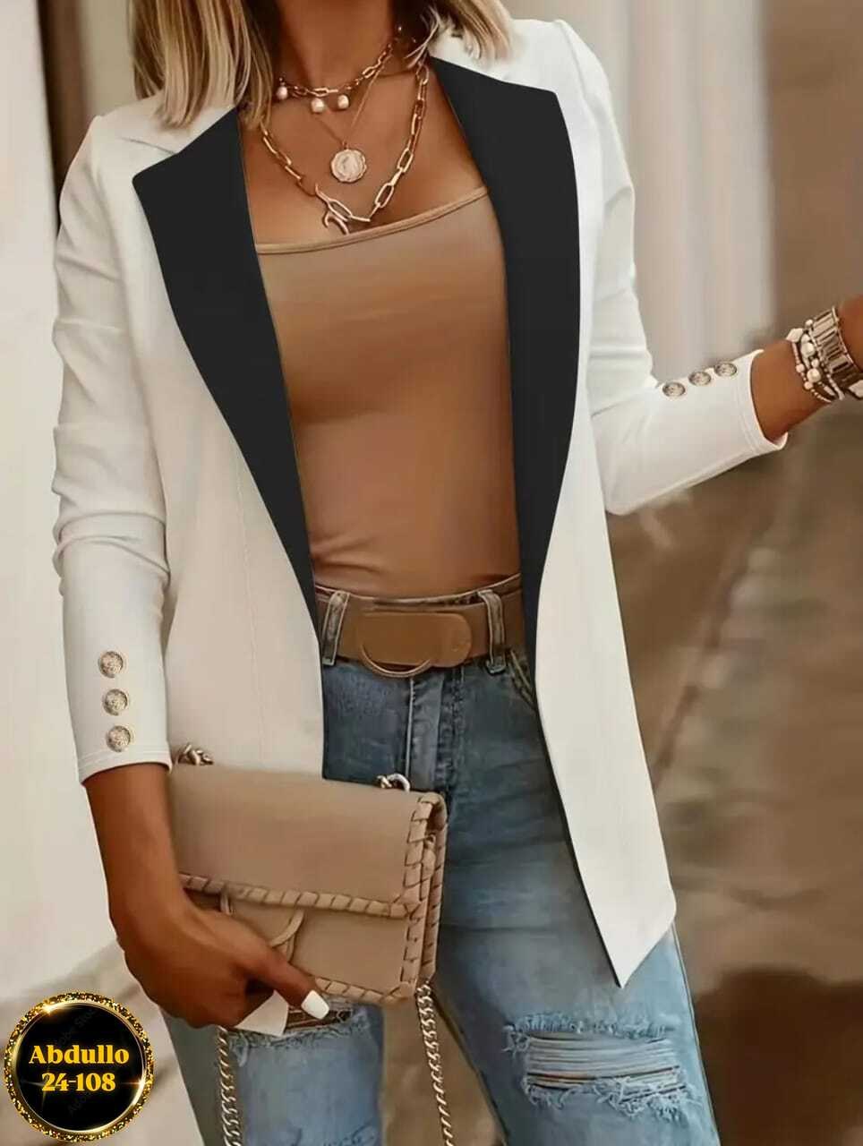 пиджак женский белый,пиджак женский,женские жакеты,женский модный блейзер без пуговиц,пиджак женский