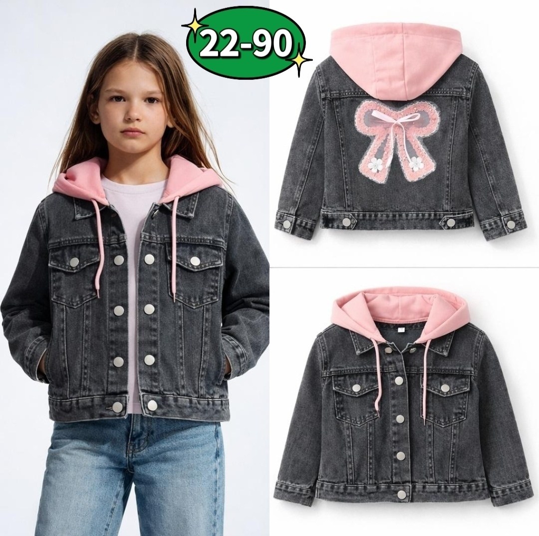 куртка джинсовая для девочек,джинсовая куртка для девочки с капюшоном,куртка джинсовая,куртка джинсовая детская,джинсовая куртка с капюшоном