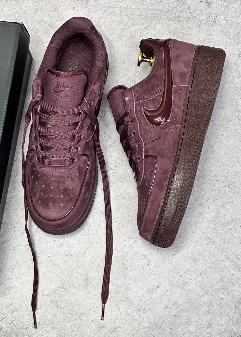 nike air force 1 low цвет бордовый,кроссовки nike air force 1 low цвет бордовый,nike air force 1 low,nike air force 1 '07,бордовые кроссовки найк air force 1 low