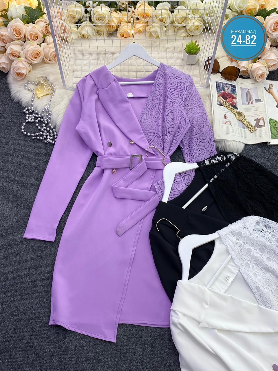 платье пиджак женское,платье пиджак,женское платье пиджак с гипюром, платье,стильное платье