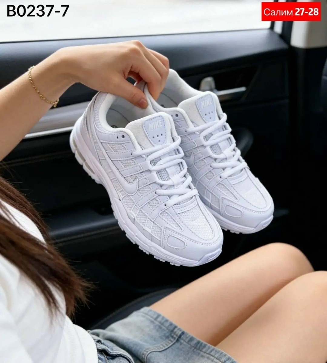 nike p-6000 'triple white',nike p6000 белые,кроссовки nike,кроссовки,кроссовки nike белые