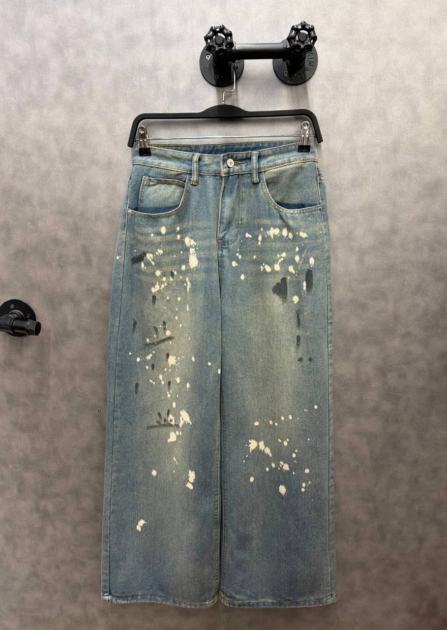 джинсы мужские,джинсовые брюки,джинсы с принтом,мешковатые джинсы,джинсы повседневные