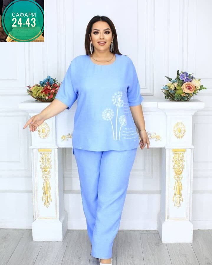 брючные костюмы для полных женщин,женские костюмы брючные,летний брючный костюм женский,костюм женский больших размеров,костюм летний брючный