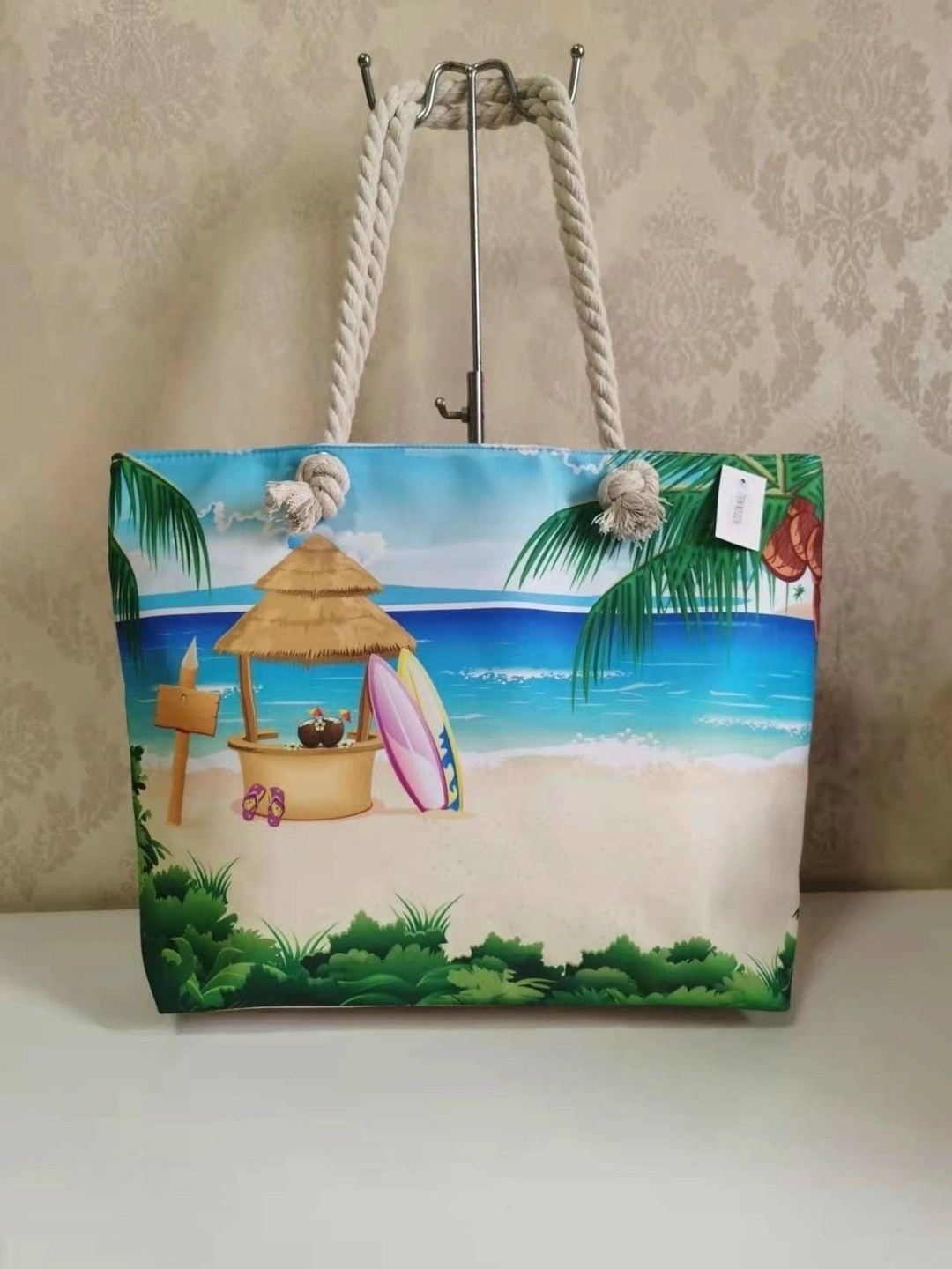 сумка пляжная,сумка женская пляжная,пляжная сумка с морскими звездами,сумка на море женская,пляжная сумка "на море"