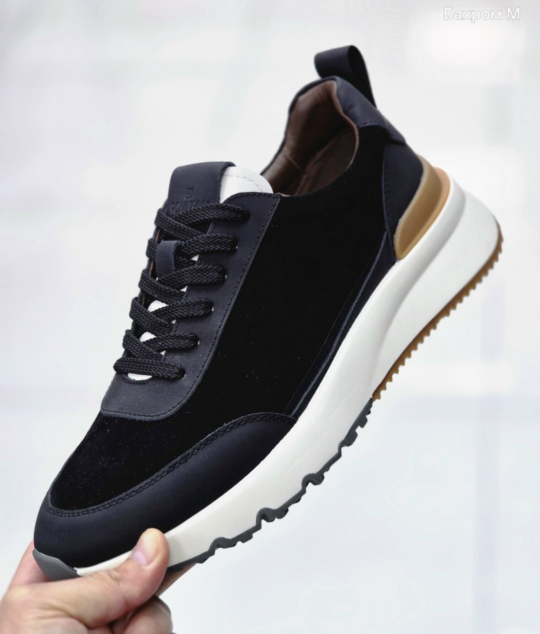 brunello cucinelli кроссовки мужские,коричневые кроссовки,,замшевые кроссовки,спортивная