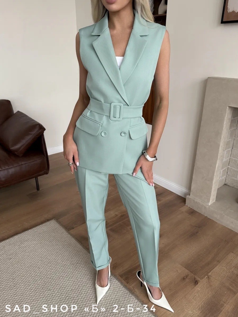 брючный костюм,костюм брючный деловой,костюм женский брючный,костюм брючный с жилеткой деловой,брючный костюм женский с жилетом
