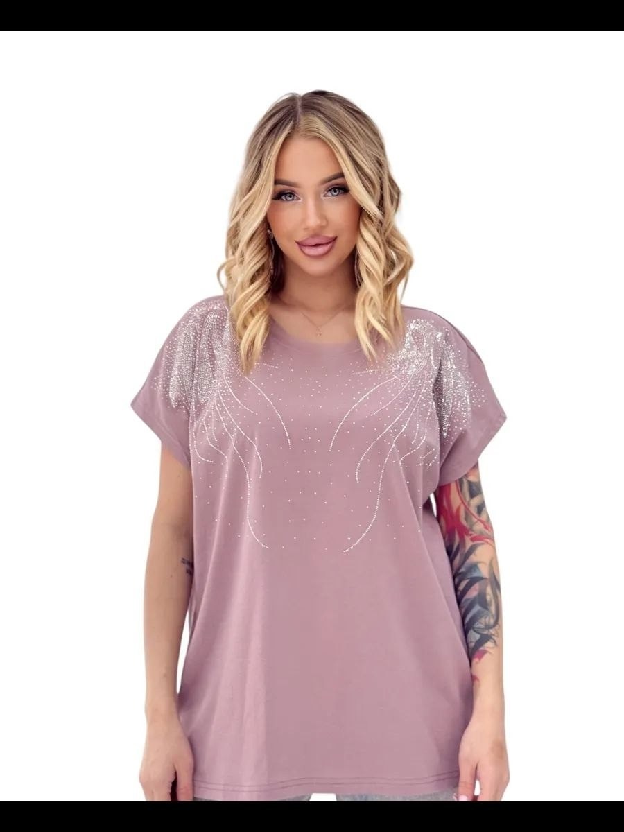 женская футболка со стразами оверсайз emysamy,футболка оверсайз со стразами nikstail 368399355,футболка оверсайз со стразами emysamy 367530243,женская футболка оверсайз со стразами,футболка оверсайз с