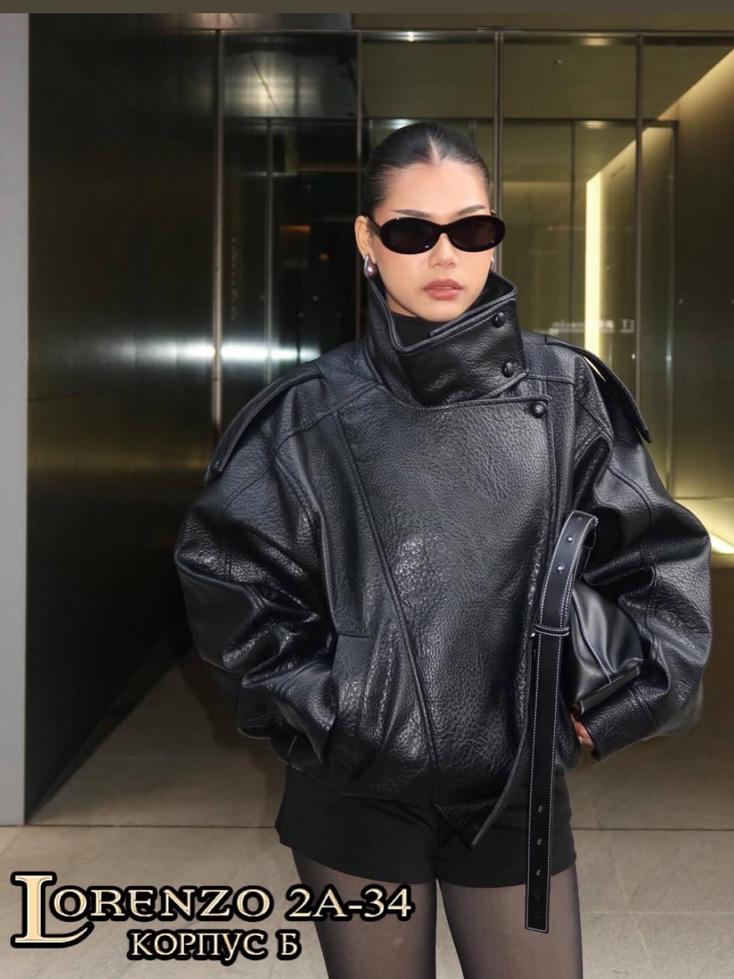 куртка из искусственной кожи женская,куртка-косуха из искусственной кожи оверсайз zarina,женская кожаная куртка,куртка-косуха из искусственной кожи оверсайз,кожаная куртка