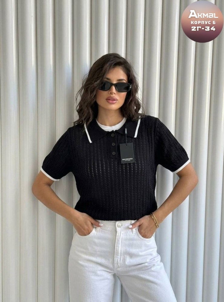 кофта женская,кофта поло,одежда для женщин,поло вязаное,женская футболка поло