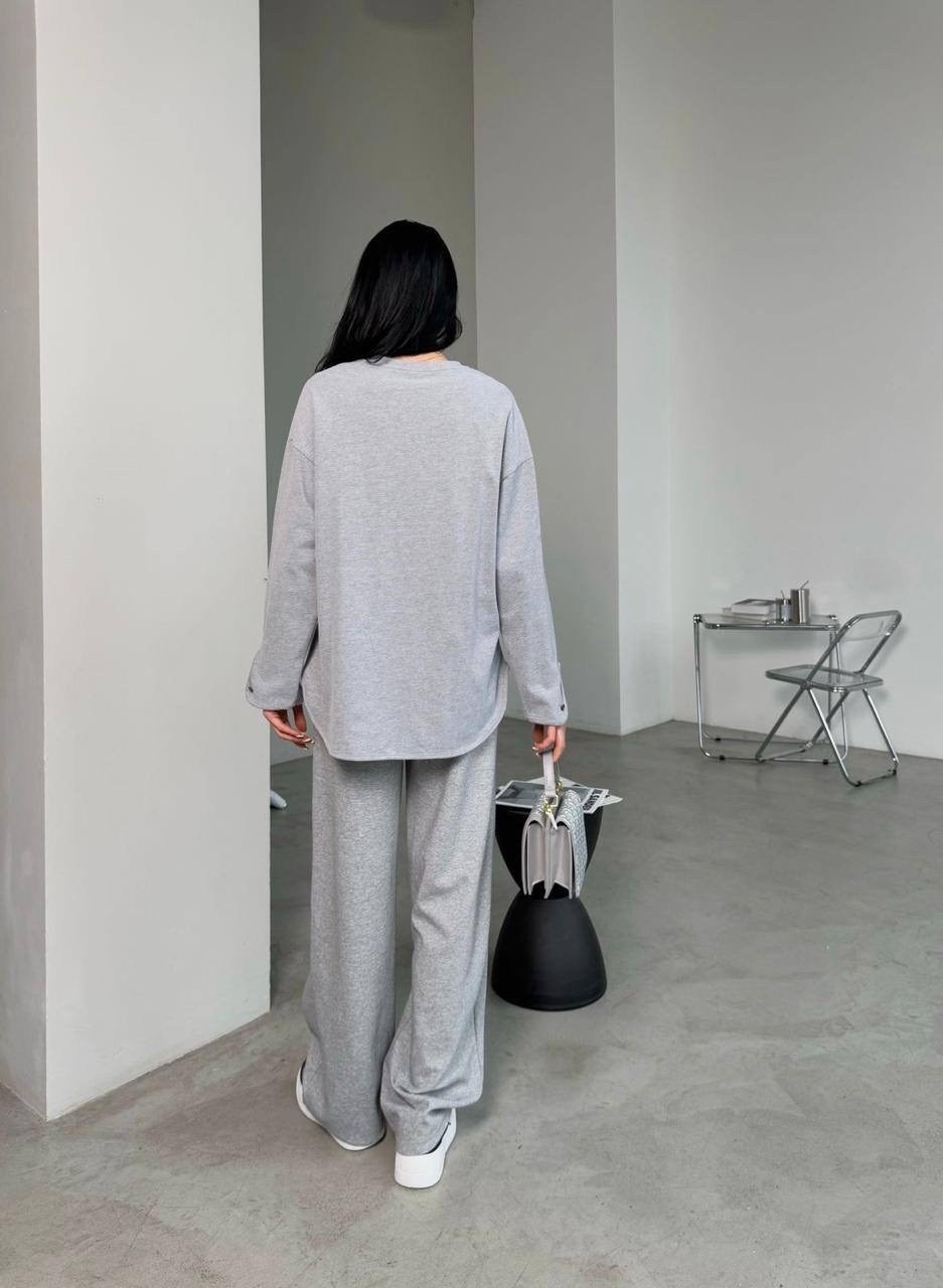 костюм трикотажный,костюм с брюками,костюм оверсайз,женские костюмы,костюм