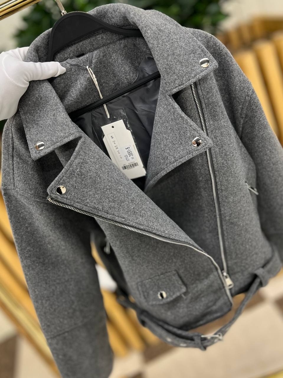 куртка косуха,шерстяная куртка косуха,пальто косуха,куртка косуха из пальтового материала,косуха куртка кашемір модель 025