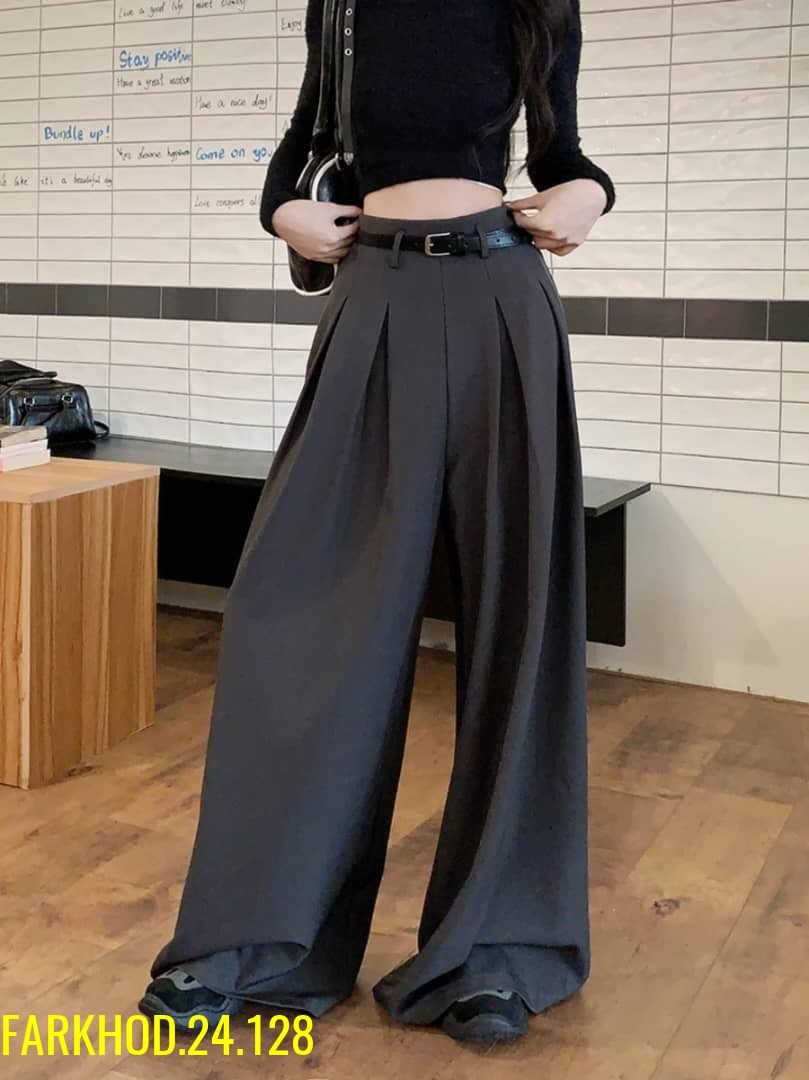 женские широкие брюки с высокой талией,брюки женские с широкими штанинами,широкие брюки с высокой талией,широкие брюки,deat модные женские брюки с высокой талией