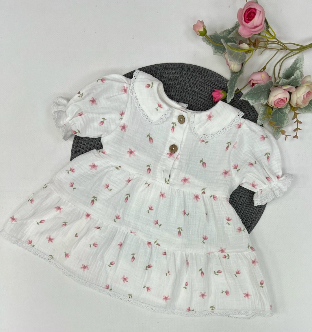 платье для девочек,платья для детей,платье с вишенками для девочки,платья для малышей,платье ягодка